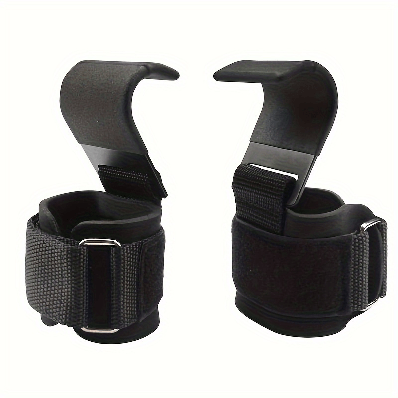 Wrist Wraps Weightlifting Support - Gewichtheffen Hook Grips met polsbandjes Hand-Bar
