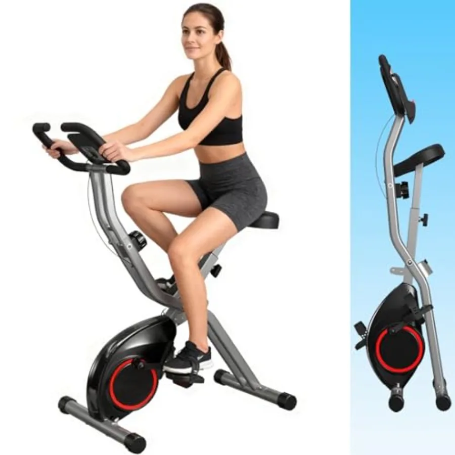 Exercise Bike Magnetic Resistance - Opvouwbare hometrainer voor kleine appartementen: stalen