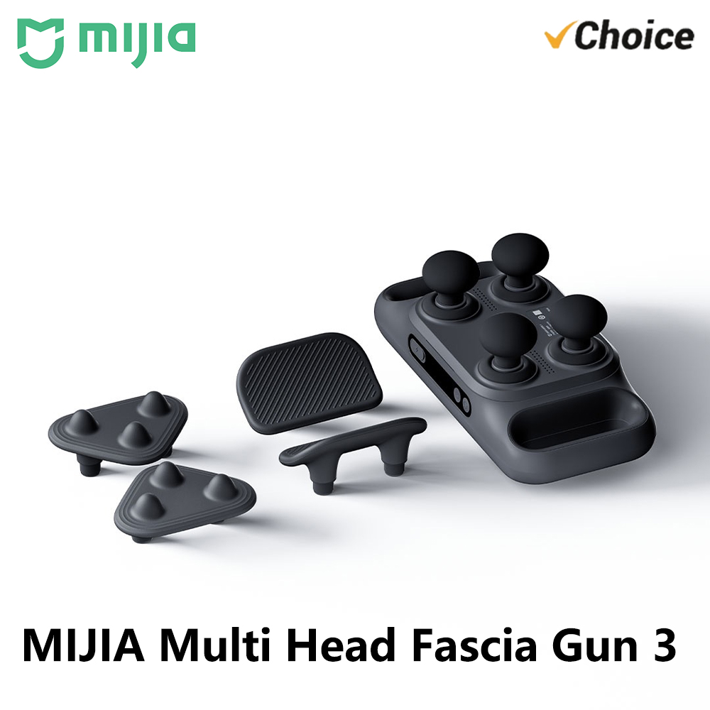 Electric Massage Gun Deep Tissue - 2026 NIEUWE MIJIA Multi‑Head Fascia Gun