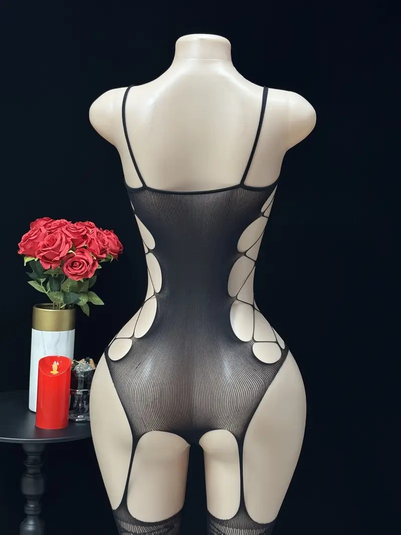 Sexy kousenjumpsuit met visnet - Fishing recensie en prijs