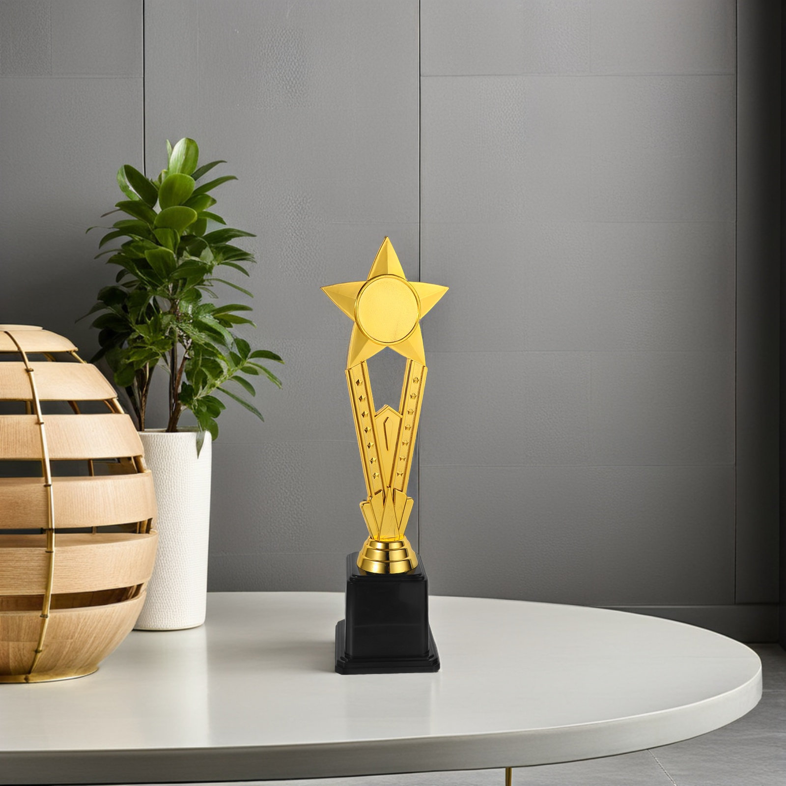 Plastic gouden ster-trofee, kl - Team Sports recensie en prijs