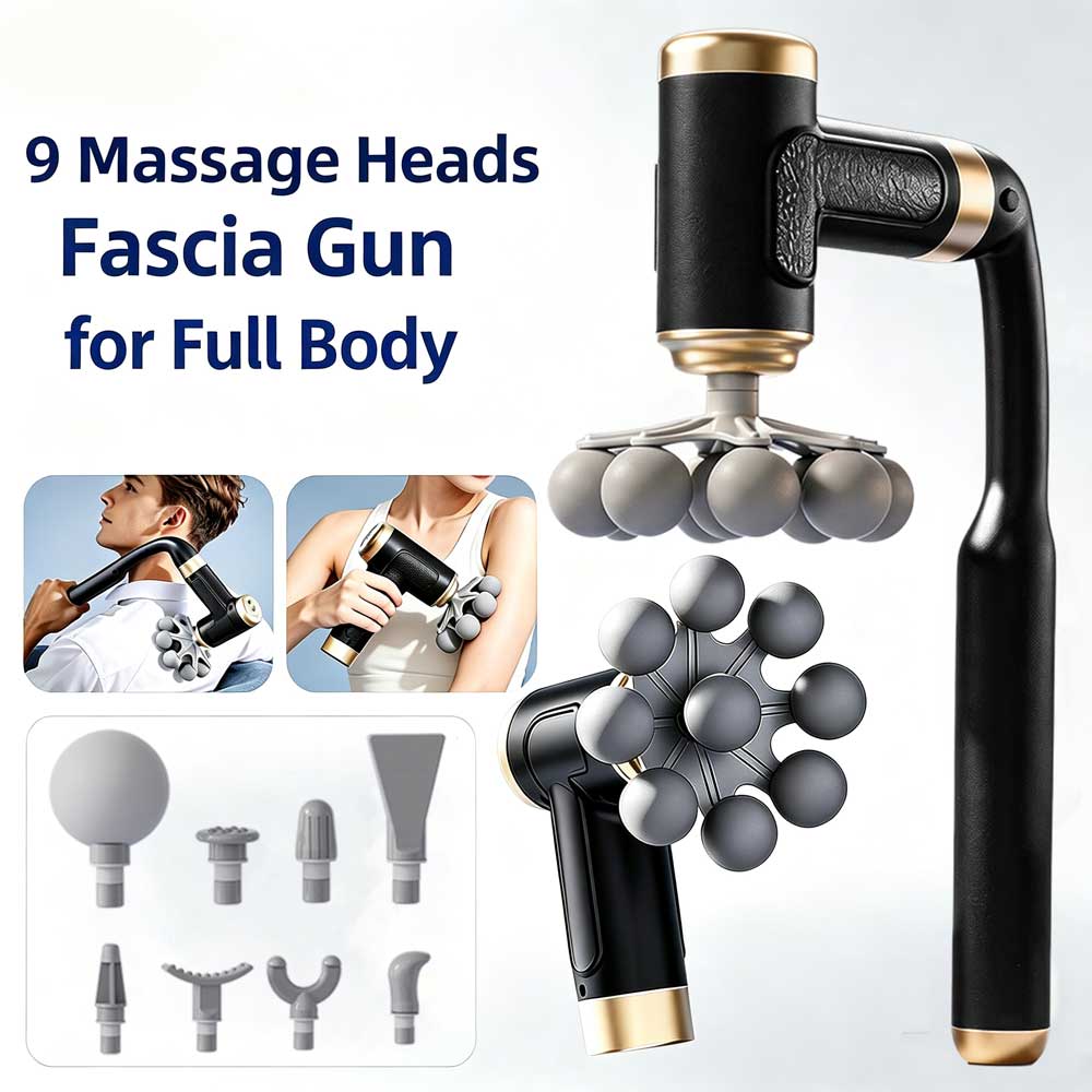 2-in-1 Fascia Gun met lange en - Electric Massage Gun Deep Tissue recensie en prijs