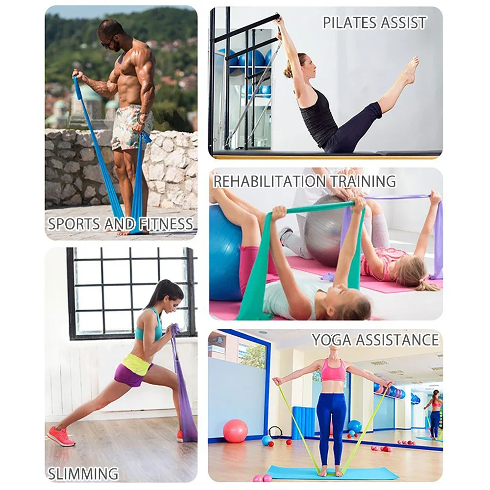 Lengte 200cm Yoga Pilates Stre - Pilates Bar Kit With Resistance Bands recensie en prijs