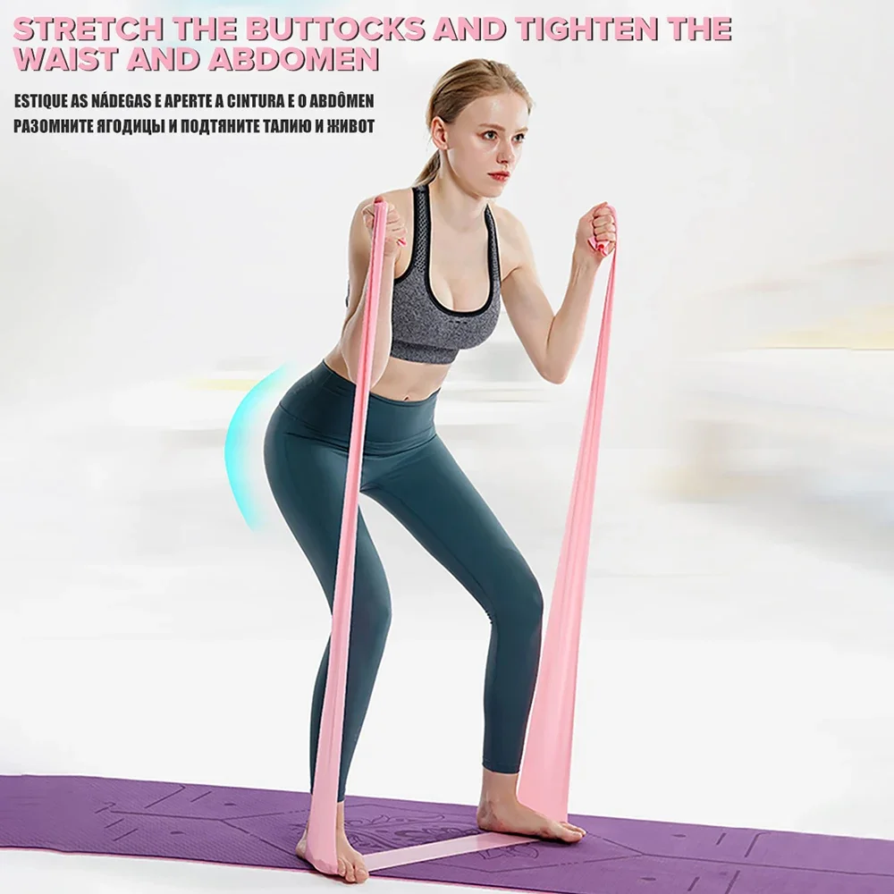 Lengte 200cm Yoga Pilates Stre - Pilates Bar Kit With Resistance Bands recensie en prijs