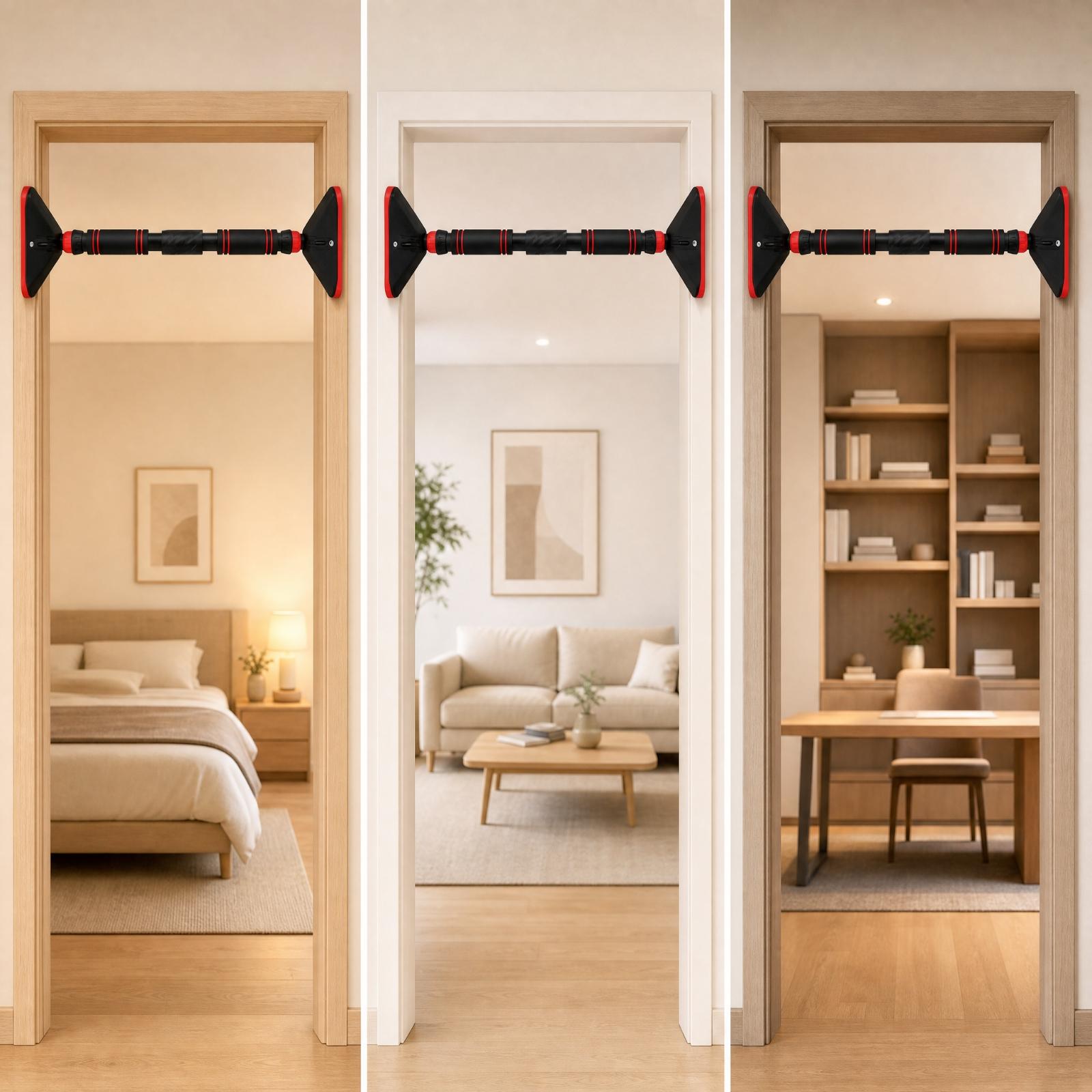Verstelbare stalen buis voor e - Door Pull Up Bar No Screw recensie en prijs