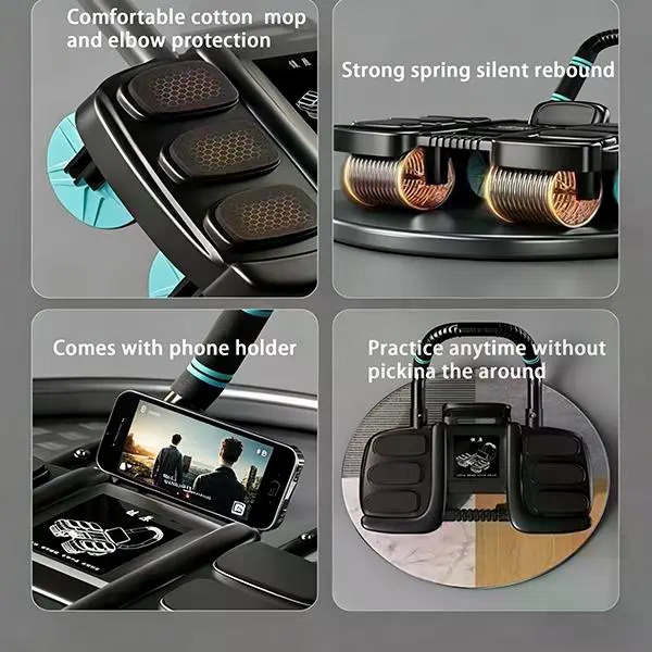 4-wielige Ab Roller met ellebo - Ab Roller Wheel With Elbow Support recensie en prijs