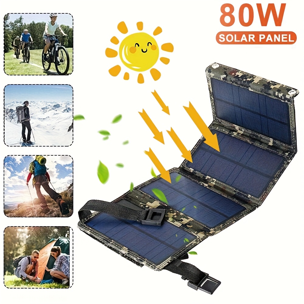 [Zonnepaneel] 80W draagbaar op - Camping recensie en prijs