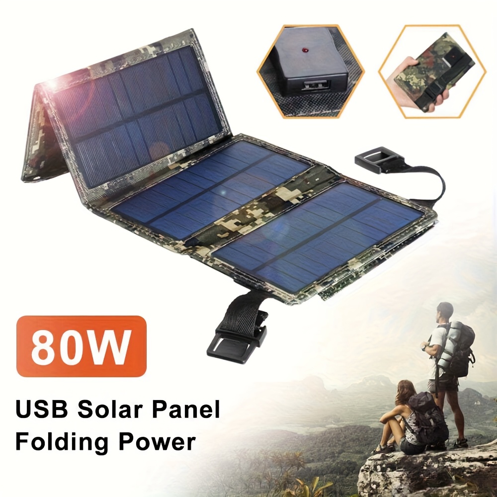 [Zonnepaneel] 80W draagbaar op - Camping recensie en prijs