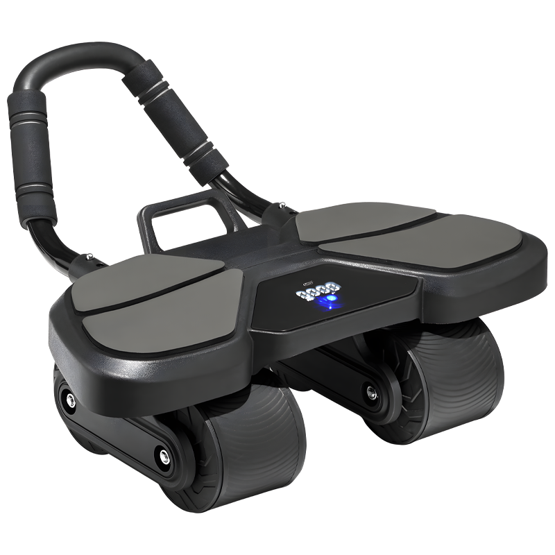 Zwarte Ab Wheel Roller met ell - Ab Roller Wheel With Elbow Support recensie en prijs