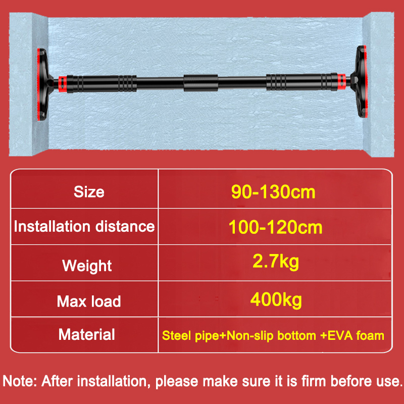 90-130 cm verstelbare pull-up  - Door Pull Up Bar No Screw recensie en prijs
