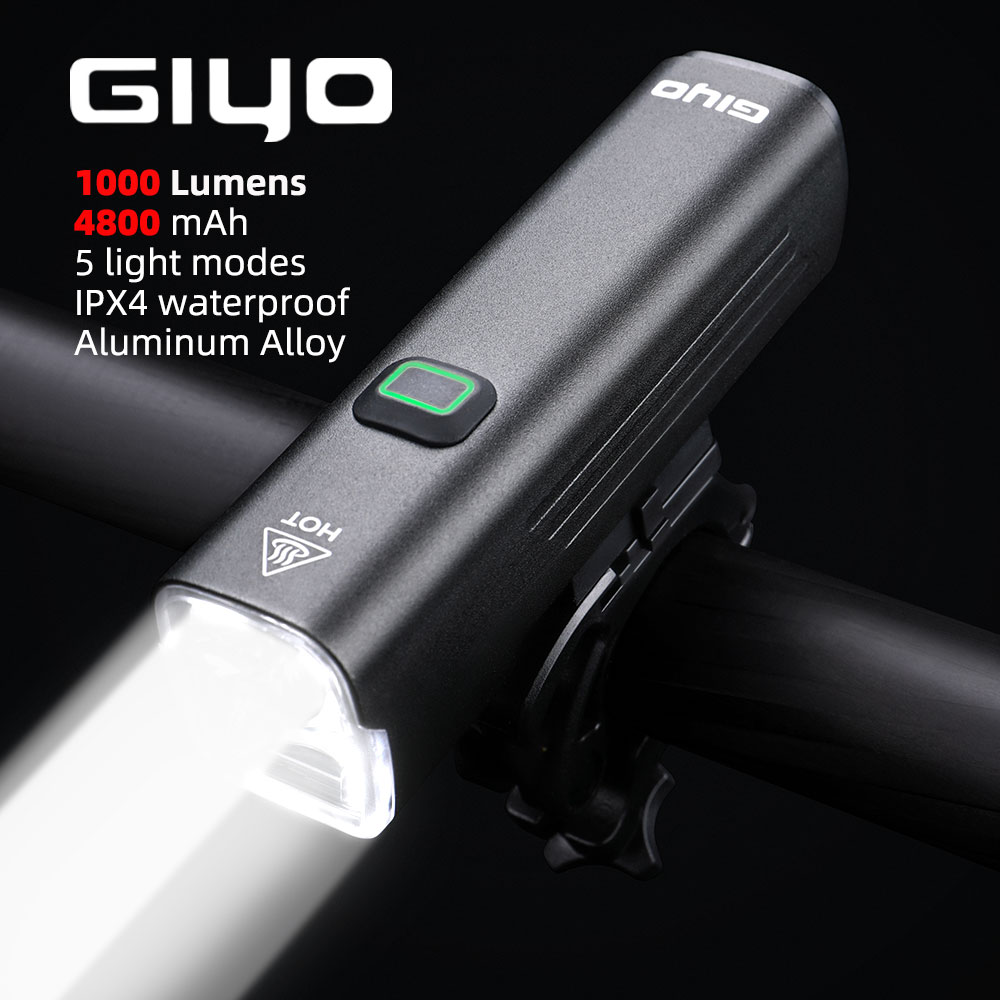 GIYO 1000 Lumen Fietslicht USB - Rechargeable Bicycle Headlight 1000 Lumen recensie en prijs