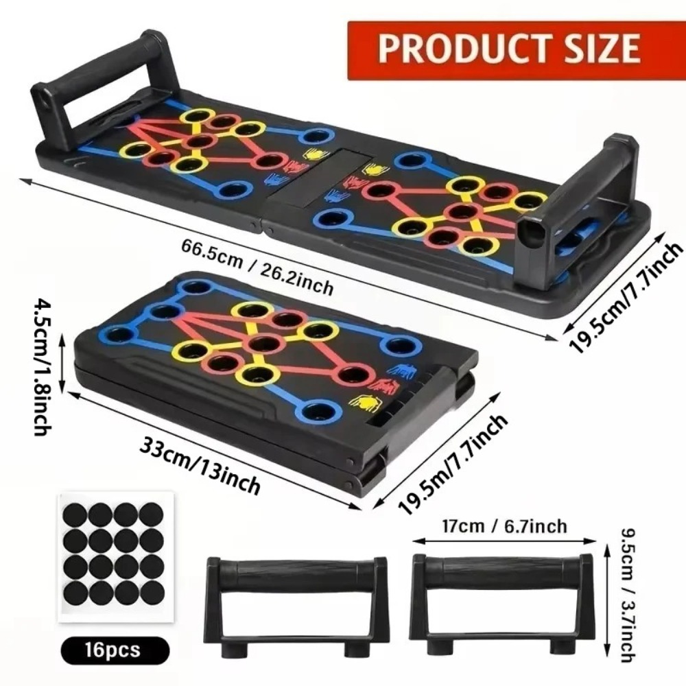 Draagbare multifunctionele pus - Push Up Board Foldable Multi Function recensie en prijs